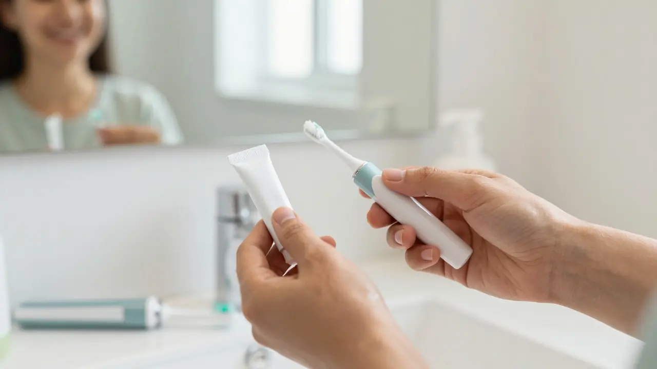 Domácí péče o zuby: gel pro remineralizaci a elektrická kartáčka
